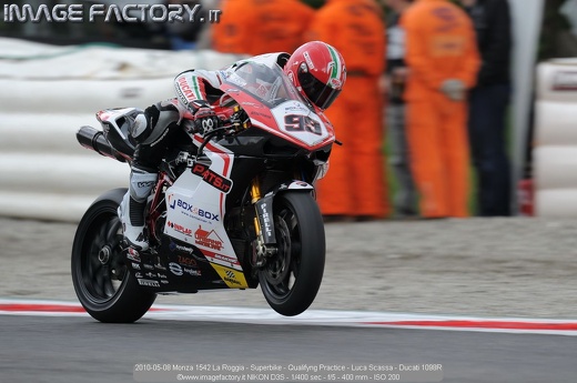 2010-05-08 Monza 1542 La Roggia - Superbike - Qualifyng Practice - Luca Scassa - Ducati 1098R
